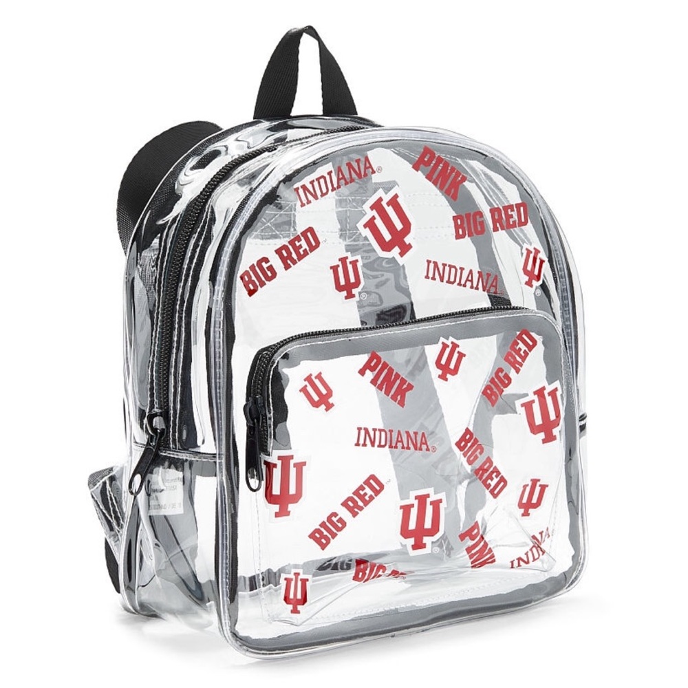 Pink VS Collegiate Clear Micro Backpack - Picture 2 of 5